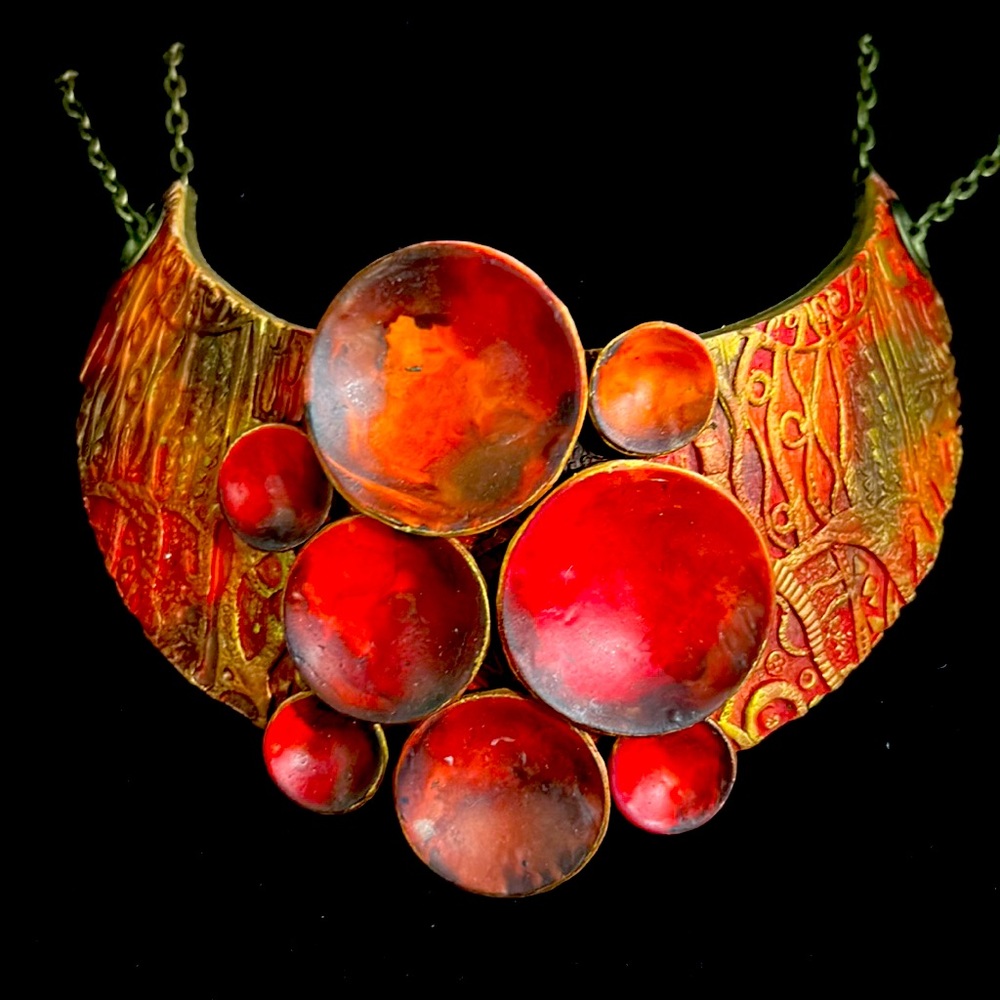 Hand crafted necklace African style necklace